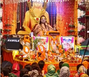 धर्मपुर चौक स्थित प्राचीन शिव मंदिर में श्रीमद् भागवत सप्ताह ज्ञान यज्ञ का शुभारंभ