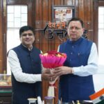 राज्य मंत्री सुनील सैनी की सीएम धामी से भेंट, पिछड़ा वर्ग कल्याण योजनाओं पर हुई चर्चा