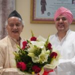 पूर्व मुख्यमंत्री उत्तराखण्ड एवम् महाराष्ट्र के पूर्व गर्वनर भगत सिंह कोश्यारी ने श्री दरबार साहिब में टेका मत्था