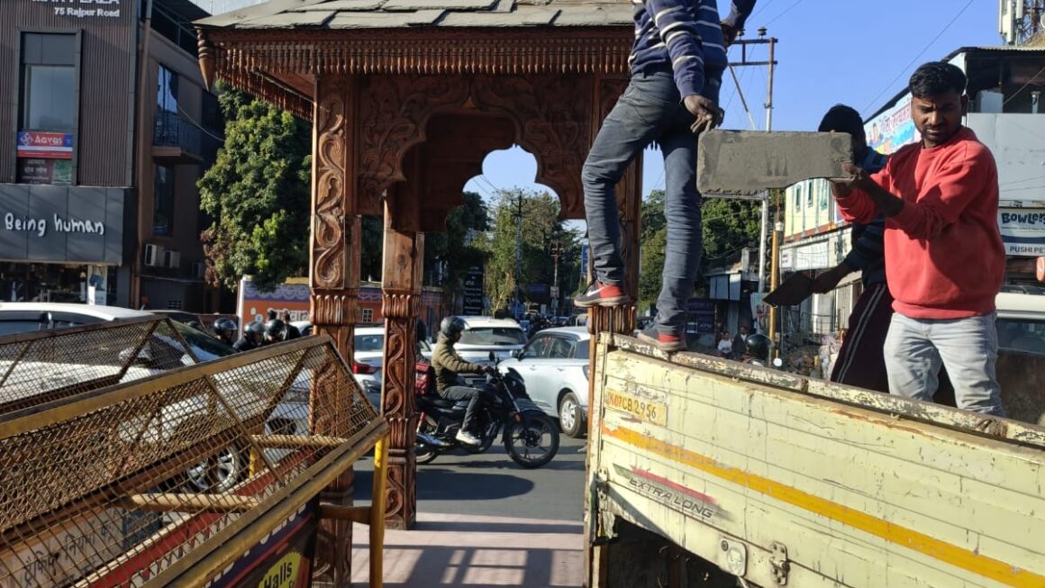 एमडीडीए ने वायरल वीडियो को बताया भ्रामक, दिलाराम चौक का गज़ीबो नहीं तोड़ा जा रहा