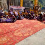 लखवाड़ बांध परियोजना स्थल पर 18वें दिन भी गूंजे नारे, रोजगार और मुआवजे की उठी मांग