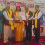 राष्ट्र विभूति सम्मान समारोह में सम्मानित हुई चमोली की डॉ संगीता बिष्ट ” कौमुदी”