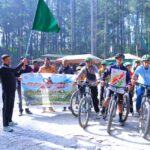 राज्य स्थापना दिवस पर पर्यटन विभाग की साइकिलिंग रैली का शुभारंभ