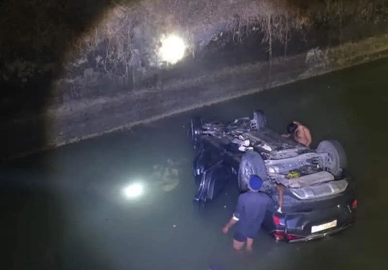 मोहम्मदपुर झाल के पास ओवरस्पीड बनी हादसे की वजह, नहर में डूबी कार से दो शव बरामद