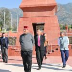 सैनिक कल्याण मंत्री गणेश जोशी ने निर्माणाधीन सैन्यधाम के निर्माण कार्यों का किया स्थलीय निरीक्षण