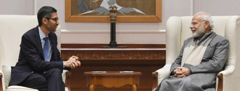 सुंदर पिचाई की पीएम मोदी से मुलाकात, भारत में एआई निवेश और कनेक्टिविटी पर बड़ा ऐलान