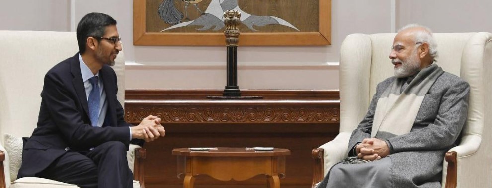 सुंदर पिचाई की पीएम मोदी से मुलाकात, भारत में एआई निवेश और कनेक्टिविटी पर बड़ा ऐलान