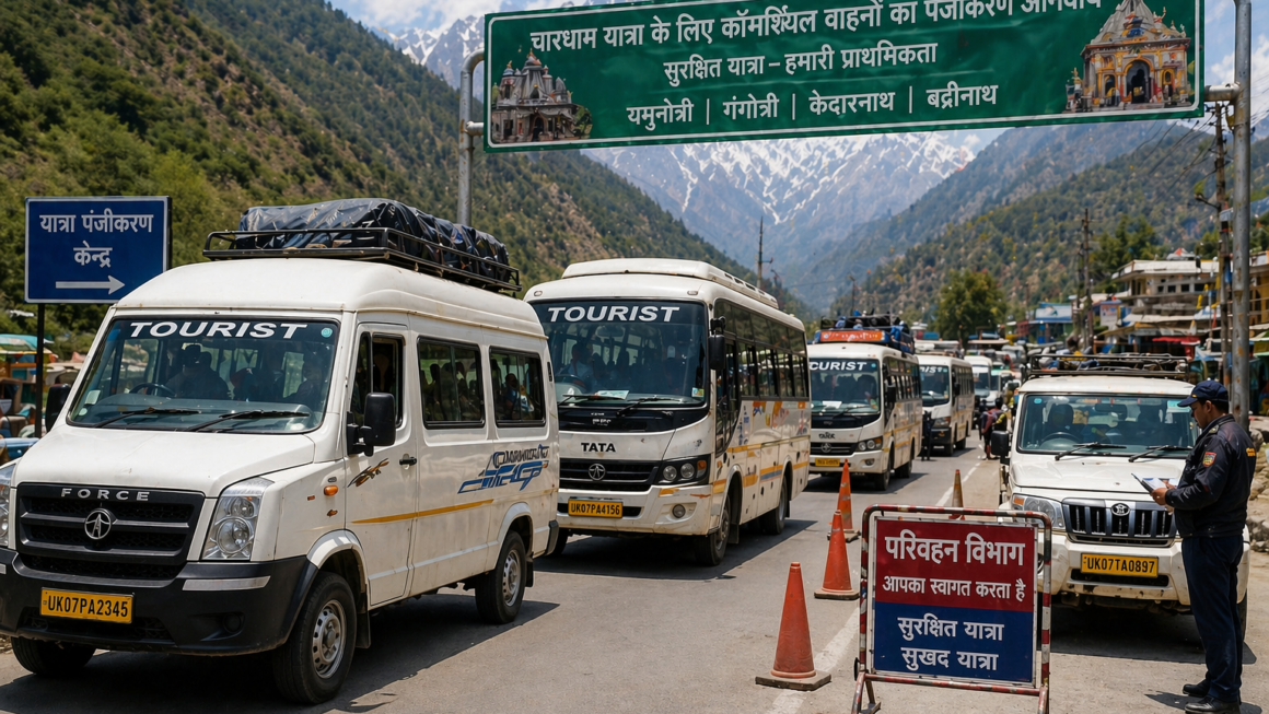 चारधाम यात्रा के लिए 8112 कॉमर्शियल वाहनों को मिले ग्रीन कार्ड