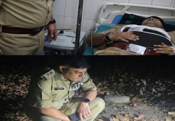 देहरादून में देर रात लूट के बाद पुलिस-मुठभेड़, एक बदमाश ढेर, थाना प्रभारी घायल