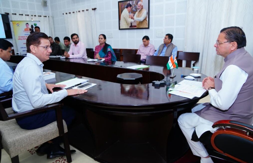 मुख्यमंत्री धामी ने किया श्रमिक सेवा मोबाइल एप का लोकार्पण