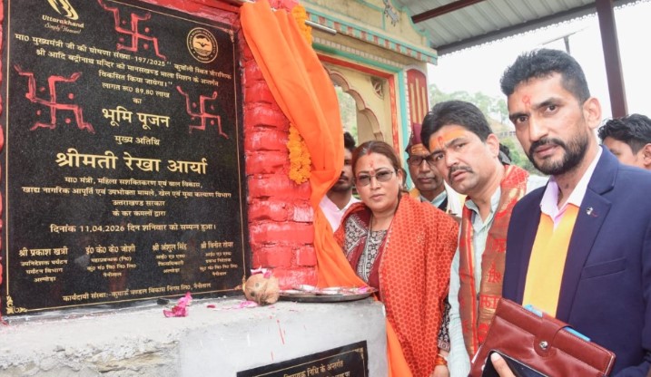 कुवाली में दो मंदिरों के सौंदर्यीकरण का शिलान्यास