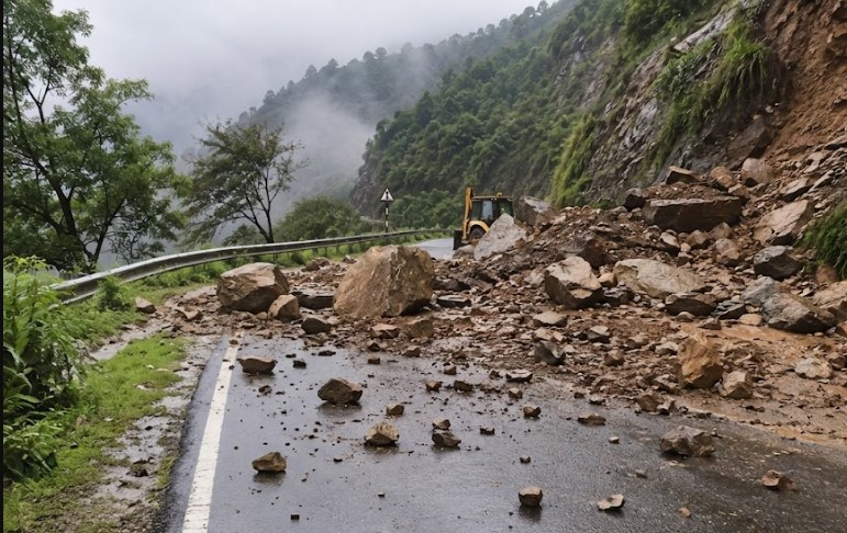 उत्तराखंड में आसमानी आफत: बारिश के बाद मलबे से 100 सड़कें बंद, देहरादून समेत 5 जिलों में भारी बारिश का ‘येलो अलर्ट’